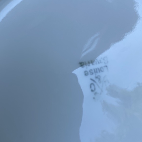 Antique Louise Bavaria Beautifully Painted Lot of 2 Bread Plates Stamp on back - Picture 10 of 10